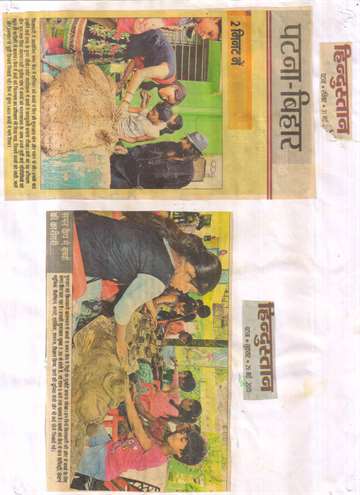 Hindustan 31 may 2015 kilkari organised summer camp