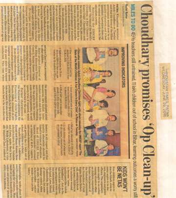 Hindustan times 29june 2016 education minister ashok choudhary and other inaugrating the book